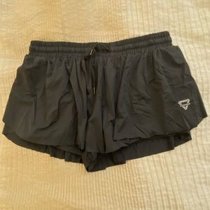 Luogongzi two in one black shorts. 2 XL